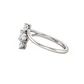Anillo de Plata Esterlina 925 Flor Rubi Circon - Miniatura 3