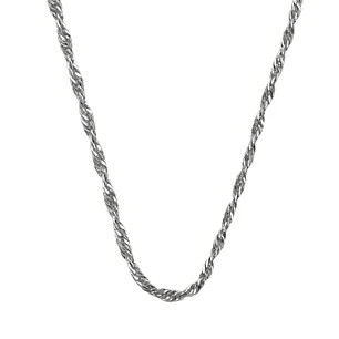 Cadena de Plata Esterlina 925 Singapure