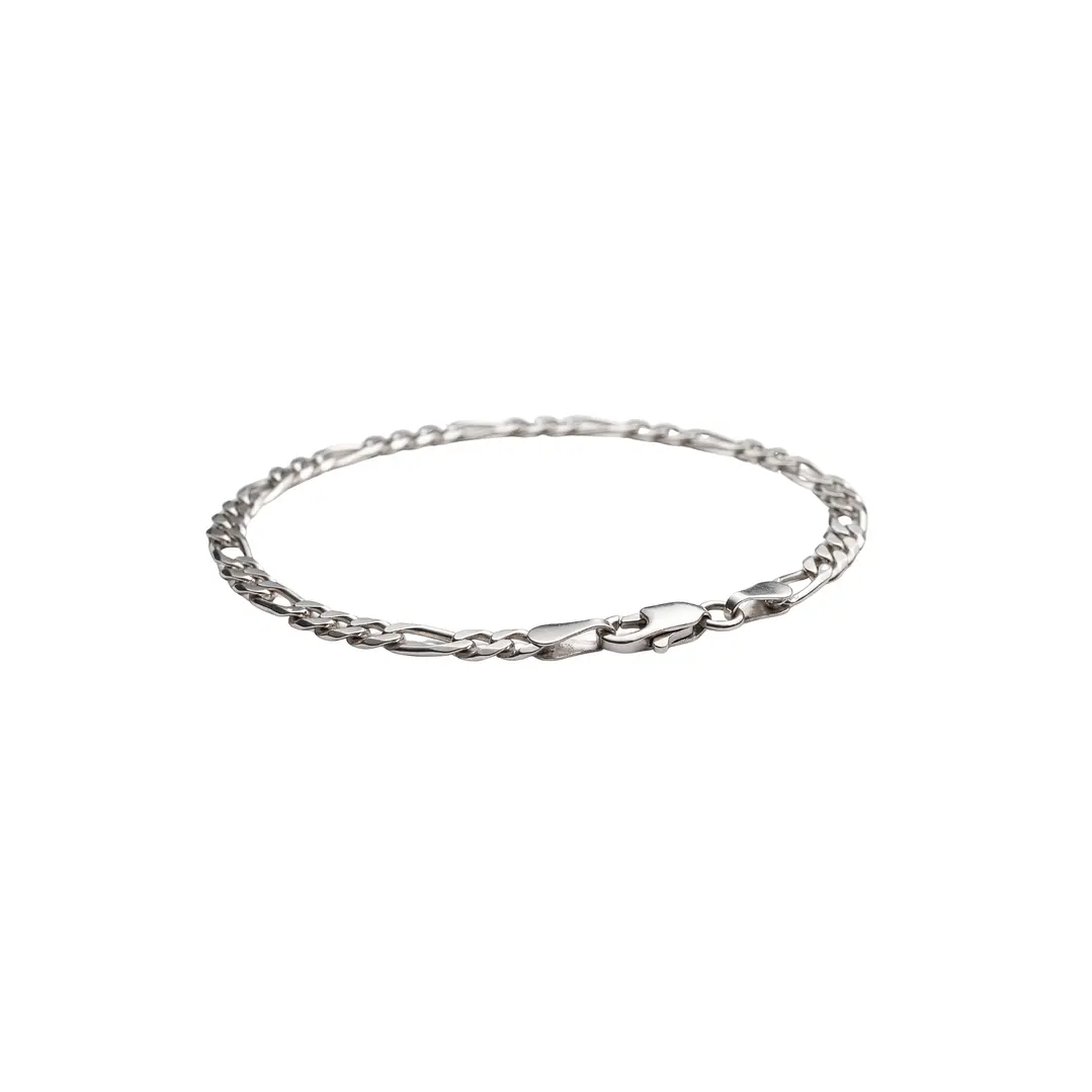 Pulsera de Plata Esterlina 925 Cartier Pulida Larga 2
