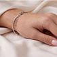 Pulsera de Plata Esterlina 925 Cable Delgada Platinada - Miniatura 4