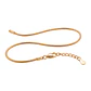 Pulsera de Plata Esterlina 925 Revestida en Oro Amarillo 18kt Cable Delgada - Miniatura 3