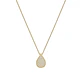Collar de Oro 18Kt  Gota Diamantes 36Pts - Miniatura 3