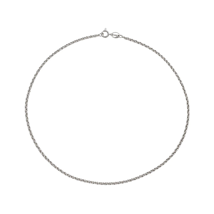 Cadena de Plata Esterlina 925 Turbillon Delgada 1