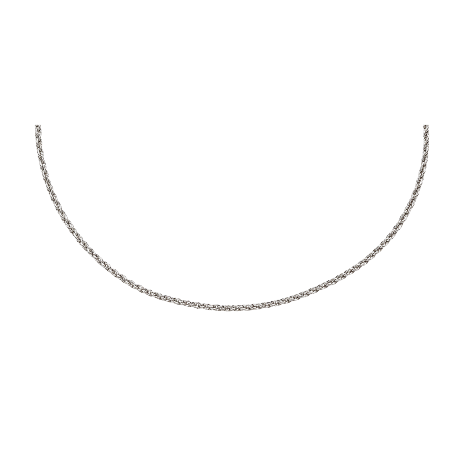 Cadena de Plata Esterlina 925 Turbillon Delgada 2
