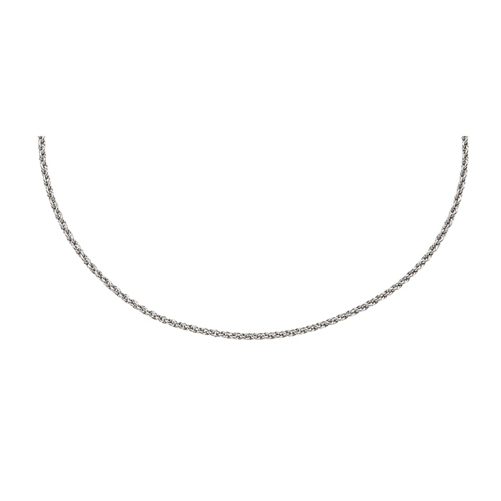 Cadena de Plata Esterlina 925 Turbillon Delgada 2
