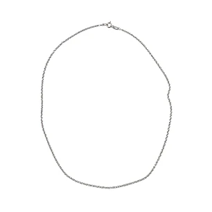 Cadena de Plata Esterlina 925 Cartier 1X3 1cm Ancha