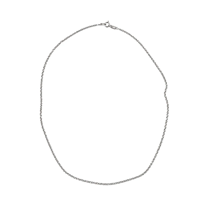 Cadena de Plata Esterlina 925 Cartier 1X3 1cm Ancha 1