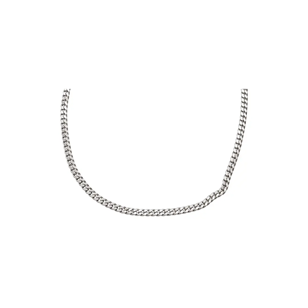 Cadena de Plata Esterlina 925 Groumet 4cm Ancha 2