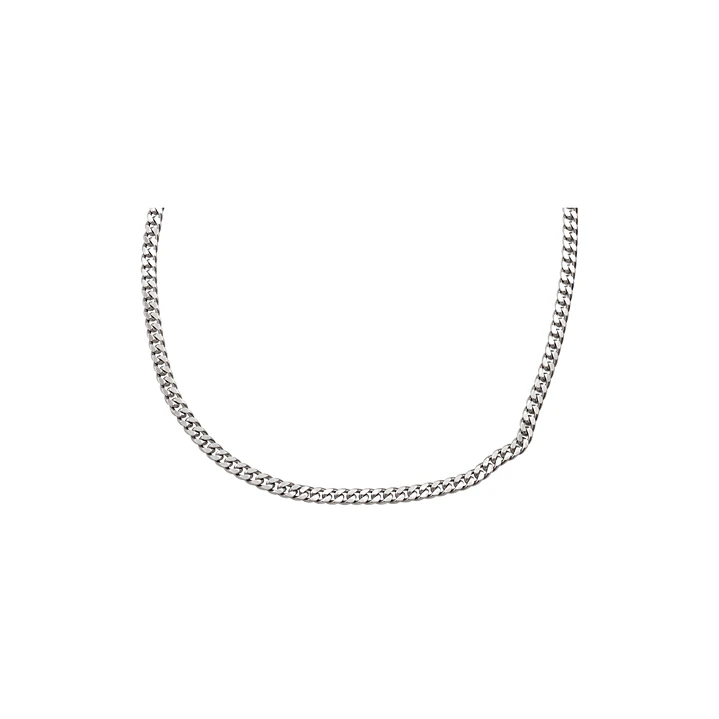Cadena de Plata Esterlina 925 Groumet 4cm Ancha 2