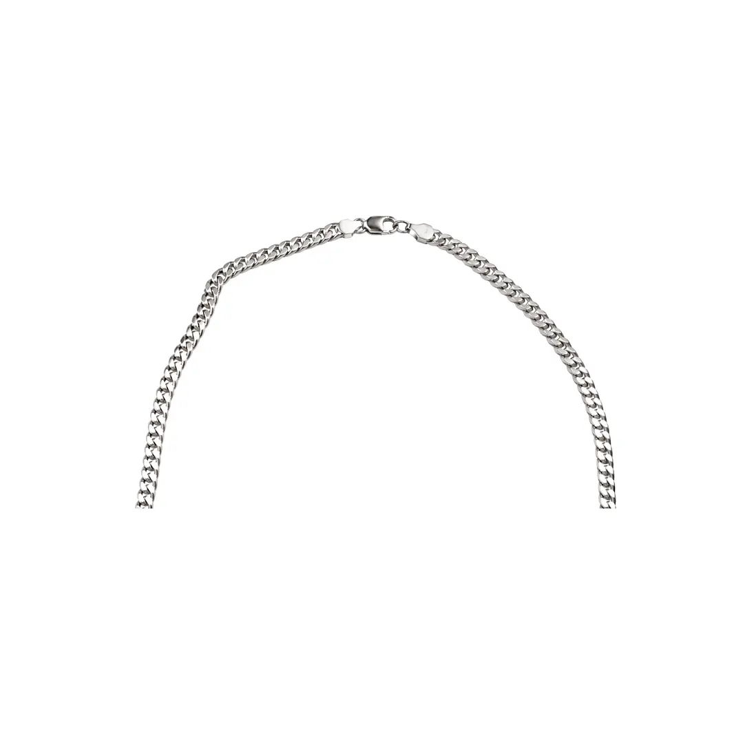 Cadena de Plata Esterlina 925 Groumet 4cm Ancha 3