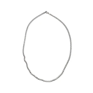 Cadena de Plata Esterlina 925 Groumet 3,5 Ancha