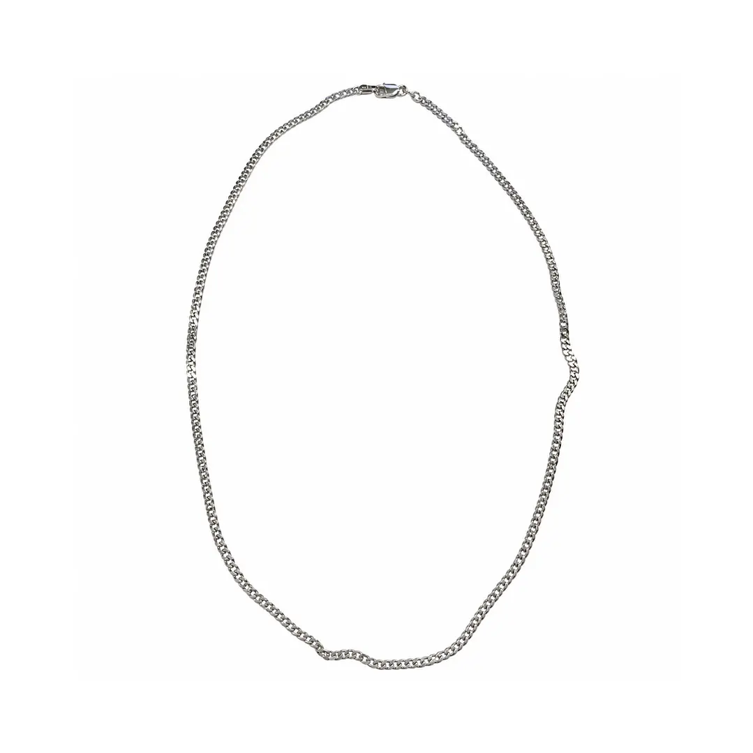 Cadena de Plata Esterlina 925 Groumet 3cm Ancha 1