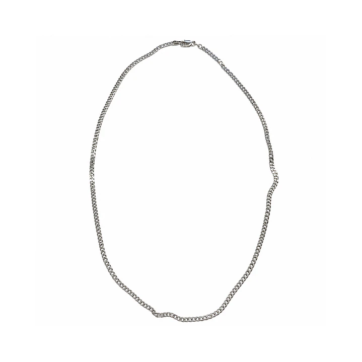 Cadena de Plata Esterlina 925 Groumet 3cm Ancha 1