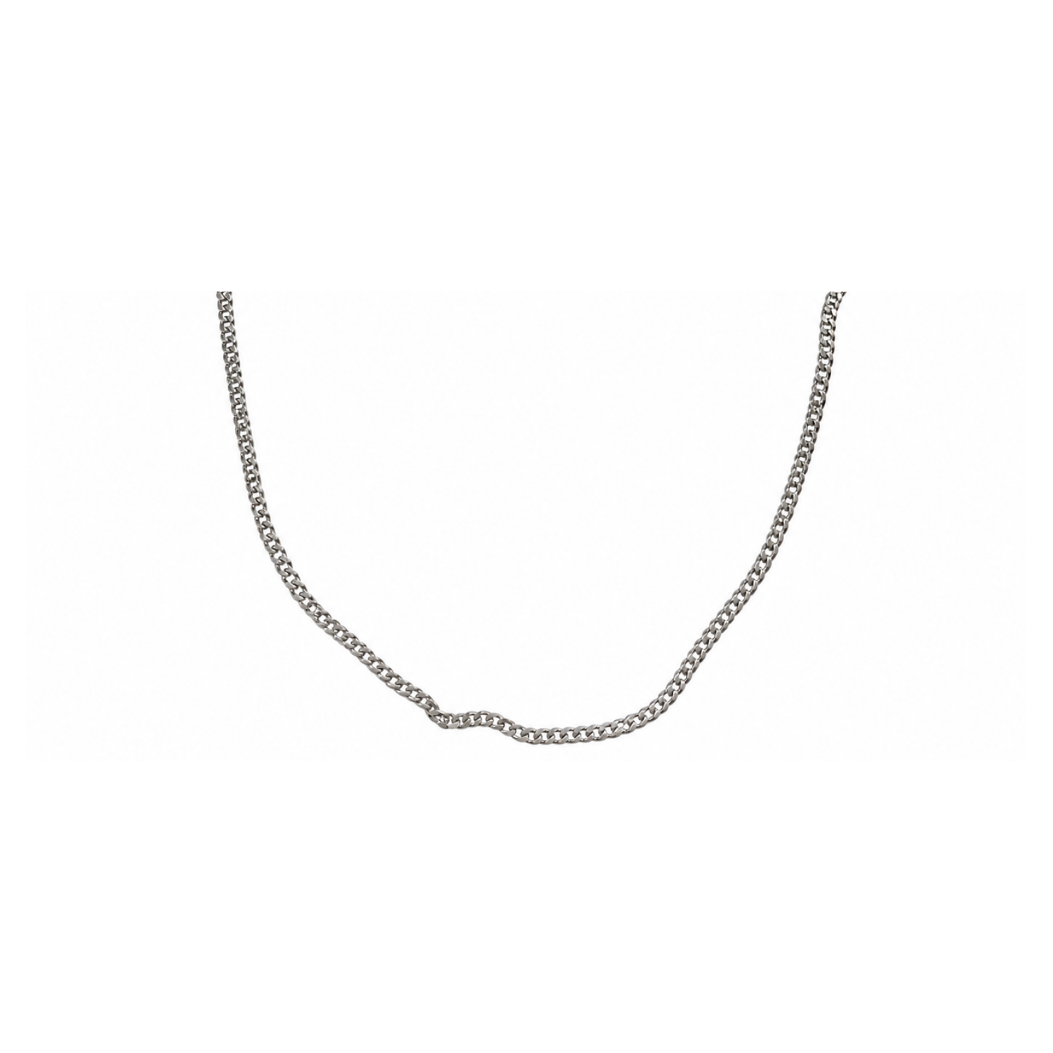 Cadena de Plata Esterlina 925 Groumet 3cm Ancha 2