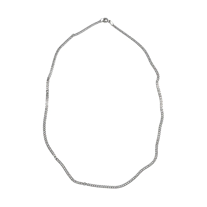 Cadena de Plata Esterlina 925 Groumet 2cm Media 1