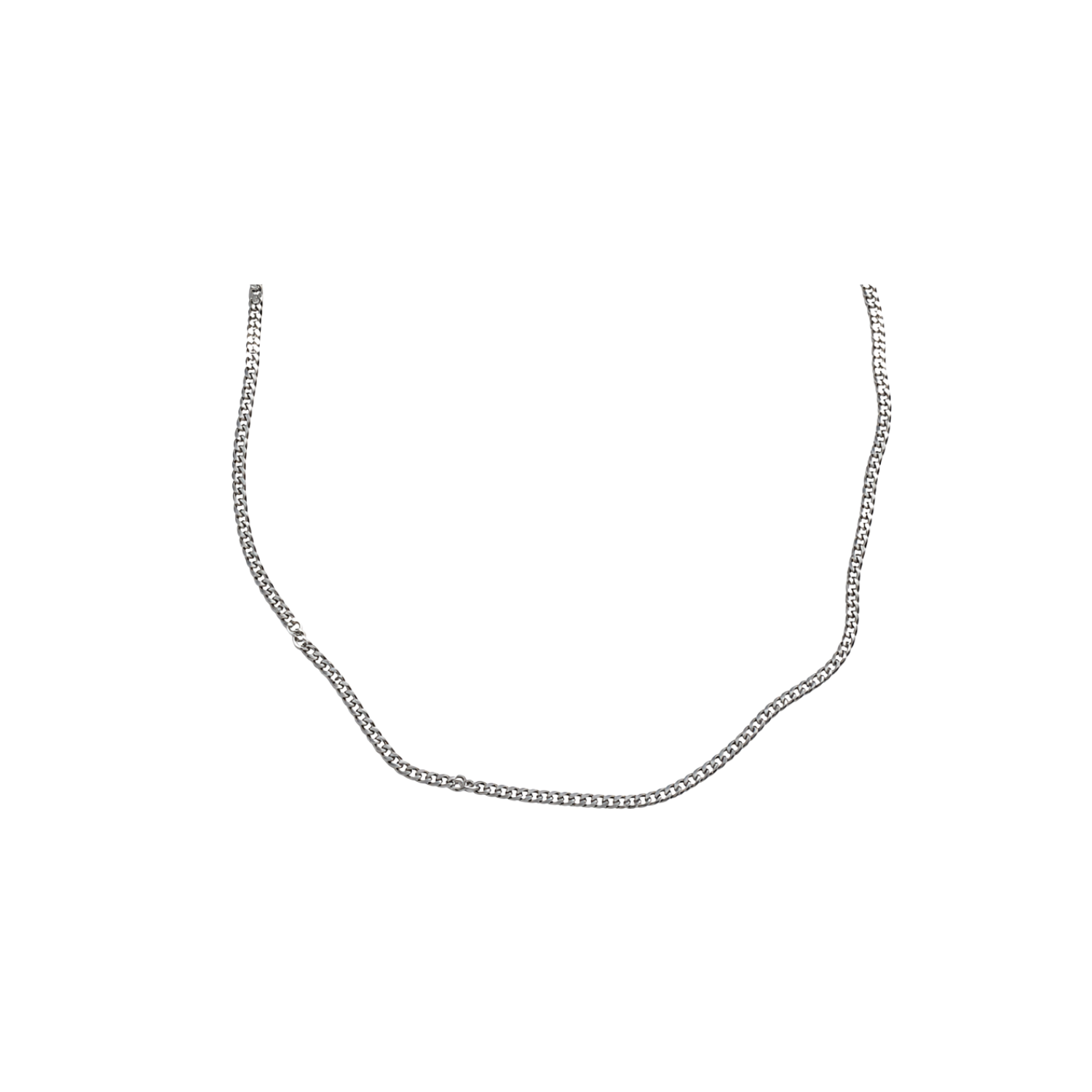 Cadena de Plata Esterlina 925 Groumet 2cm Media 2