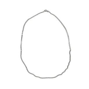 Cadena de Plata Esterlina 925 Groumet 2cm Media Larga