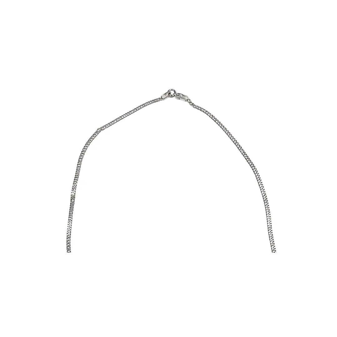 Cadena de Plata Esterlina 925 Groumet 2cm Media Larga 3