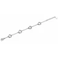 Pulsera de Plata Esterlina 925 Cuatro Argollas Corazón - Miniatura 3