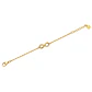 Pulsera de Plata Esterlina 925 Revestido en Oro Amarillo 18kt Infinito Circón - Miniatura 3