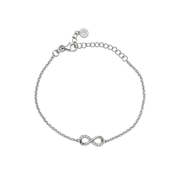 Pulsera de Plata Esterlina 925 Infinito Circón 1