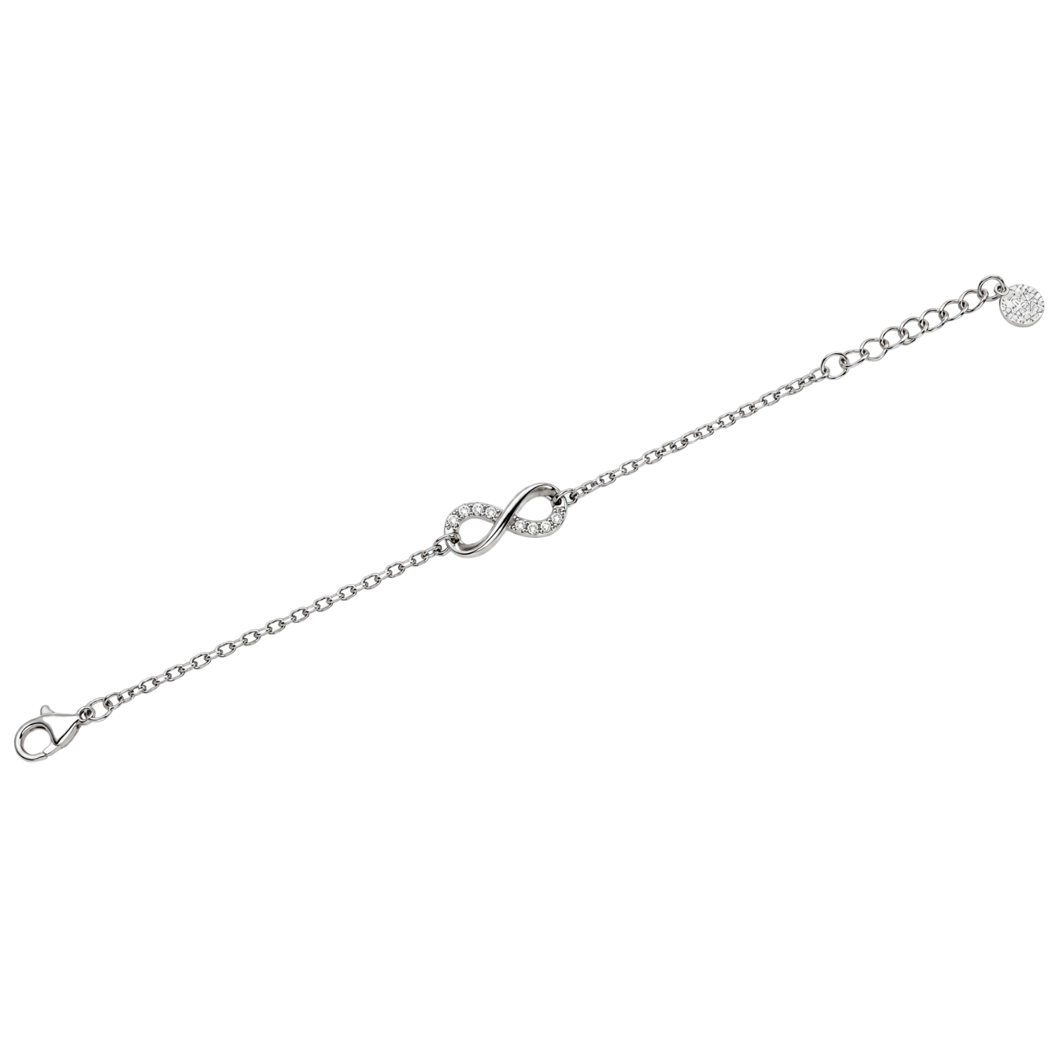 Pulsera de Plata Esterlina 925 Infinito Circón 3