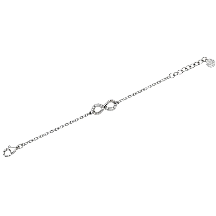 Pulsera de Plata Esterlina 925 Infinito Circón 3