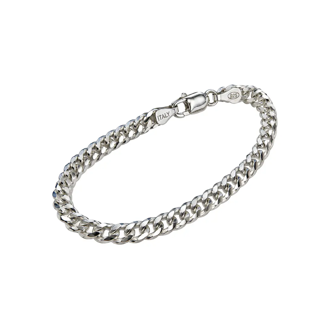 Pulsera de Plata Esterlina 925 Groumet 4MM 2