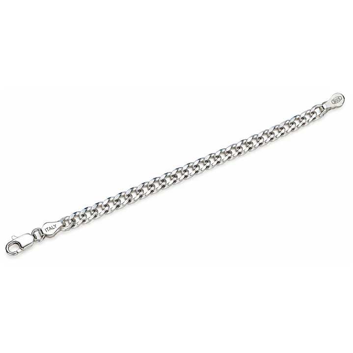 Pulsera de Plata Esterlina 925 Groumet 4MM 3