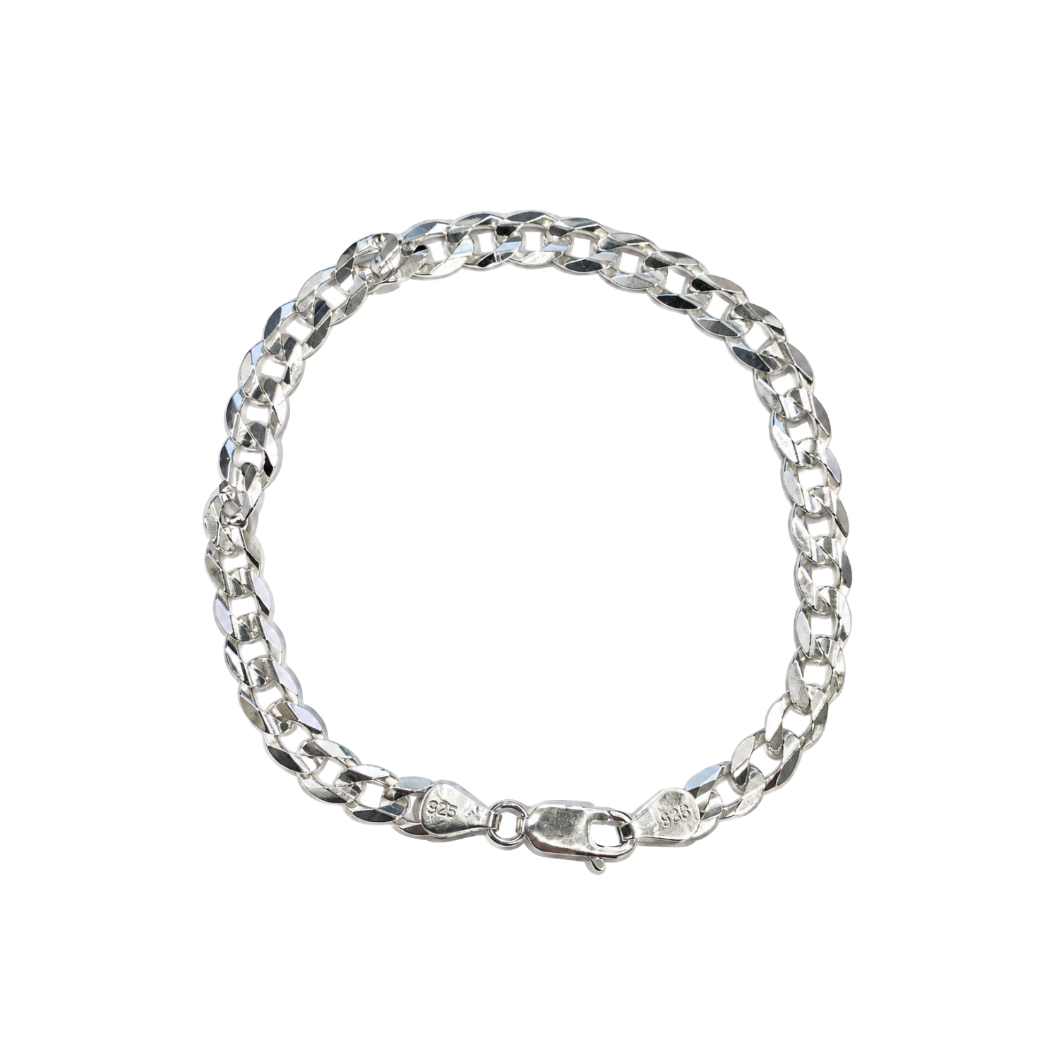 Pulsera de Plata Esterlina 925 Groumet 5MM 1