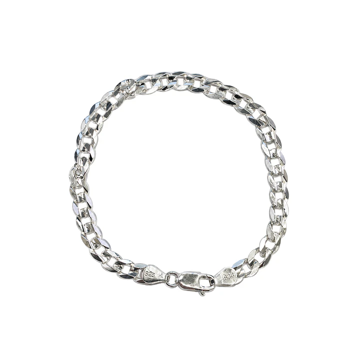 Pulsera de Plata Esterlina 925 Groumet 5MM 1