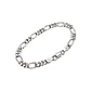 Pulsera de Plata Esterlina 925 3-1 Eslabones Planos - Miniatura 2