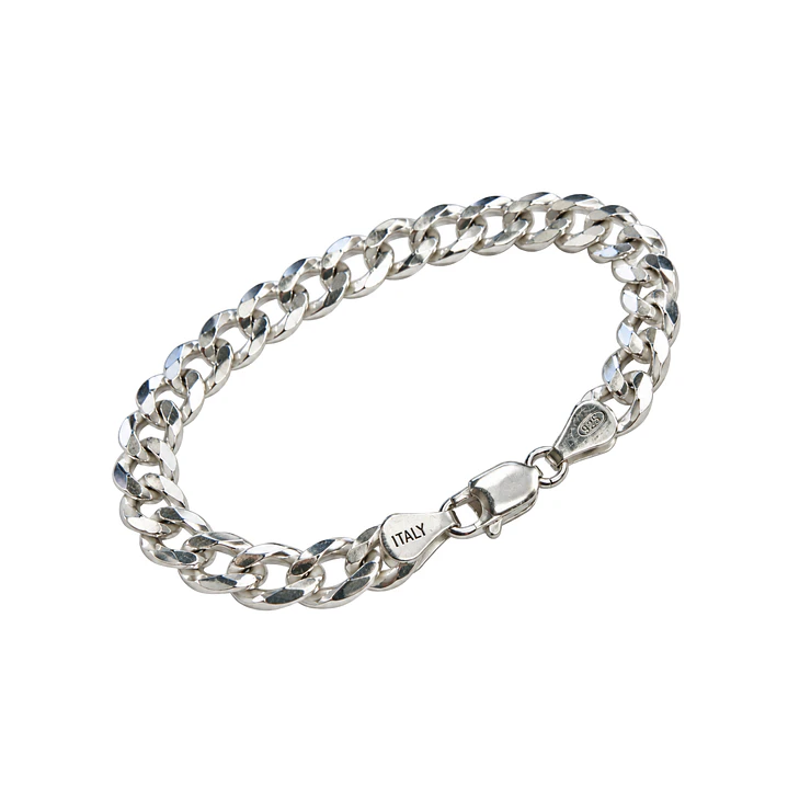 Pulsera de Plata Esterlina 925 Groumet 5MM Larga 2