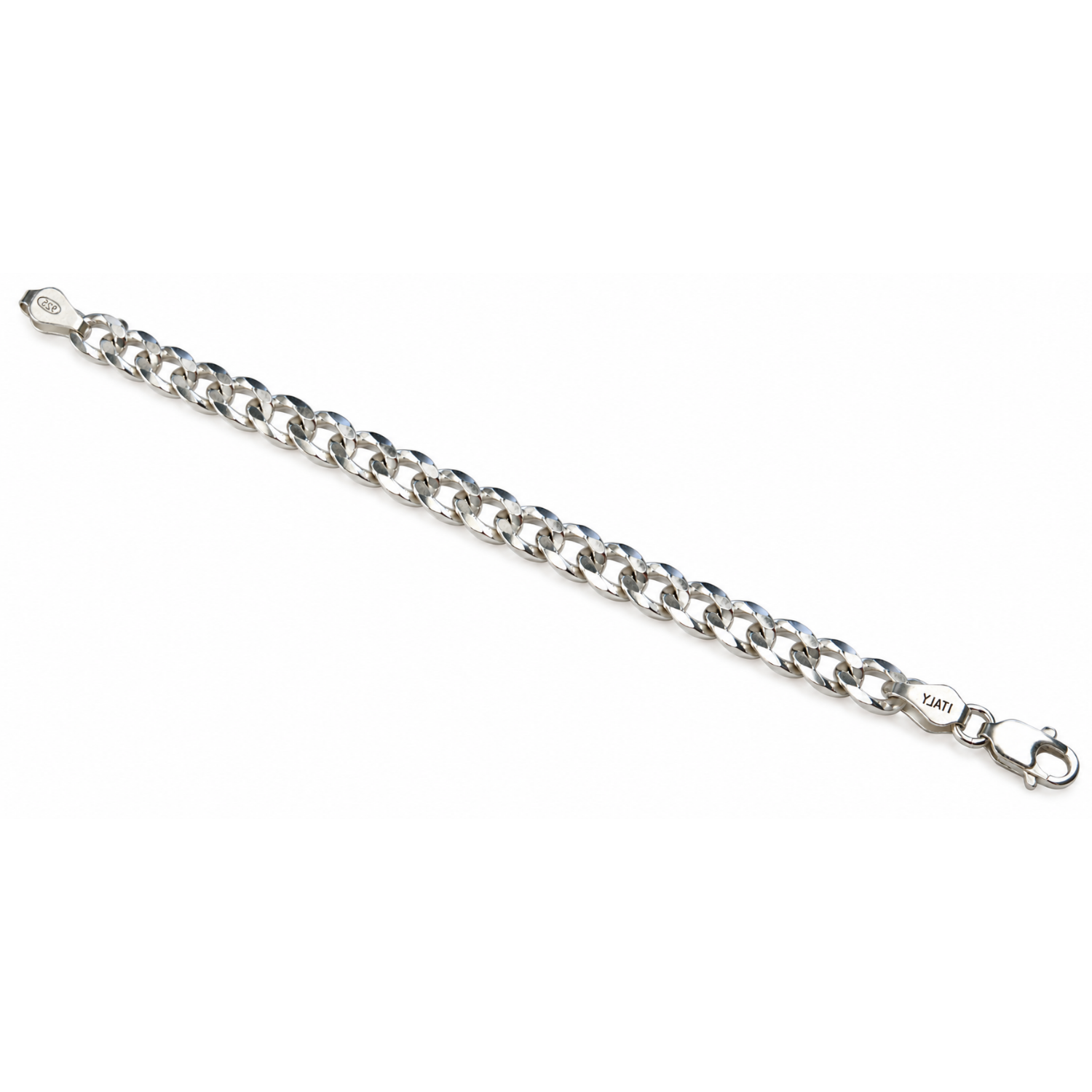 Pulsera de Plata Esterlina 925 Groumet 5MM Larga 3