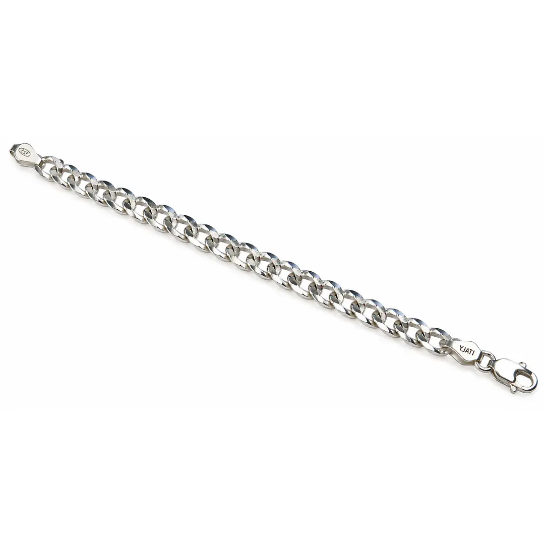 Pulsera de Plata Esterlina 925 Groumet 5MM Larga 3