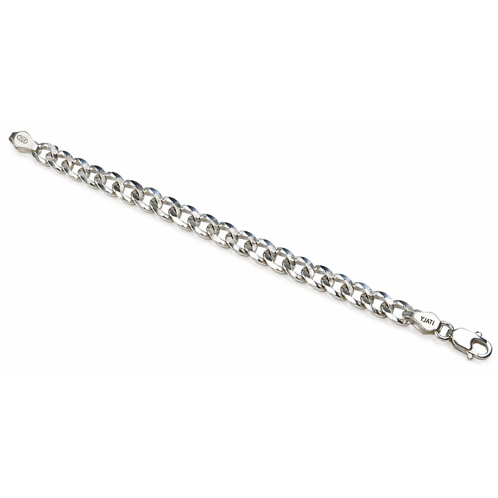 Pulsera de Plata Esterlina 925 Groumet 5MM Larga 3