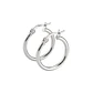 Aros de Plata Esterlina 925 Argollas Lisas Regular - Miniatura 3