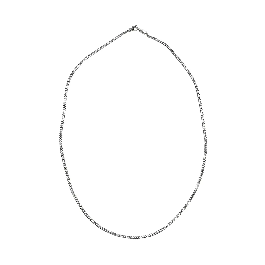 Cadena de Plata Esterlina 925 Groumet 1,5cm Fina 1