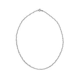 Cadena de Plata Esterlina 925 Espiral Delgada Grande