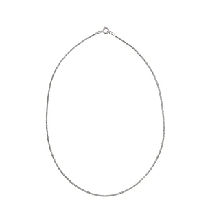 Cadena de Plata Esterlina 925 Groumet Fina