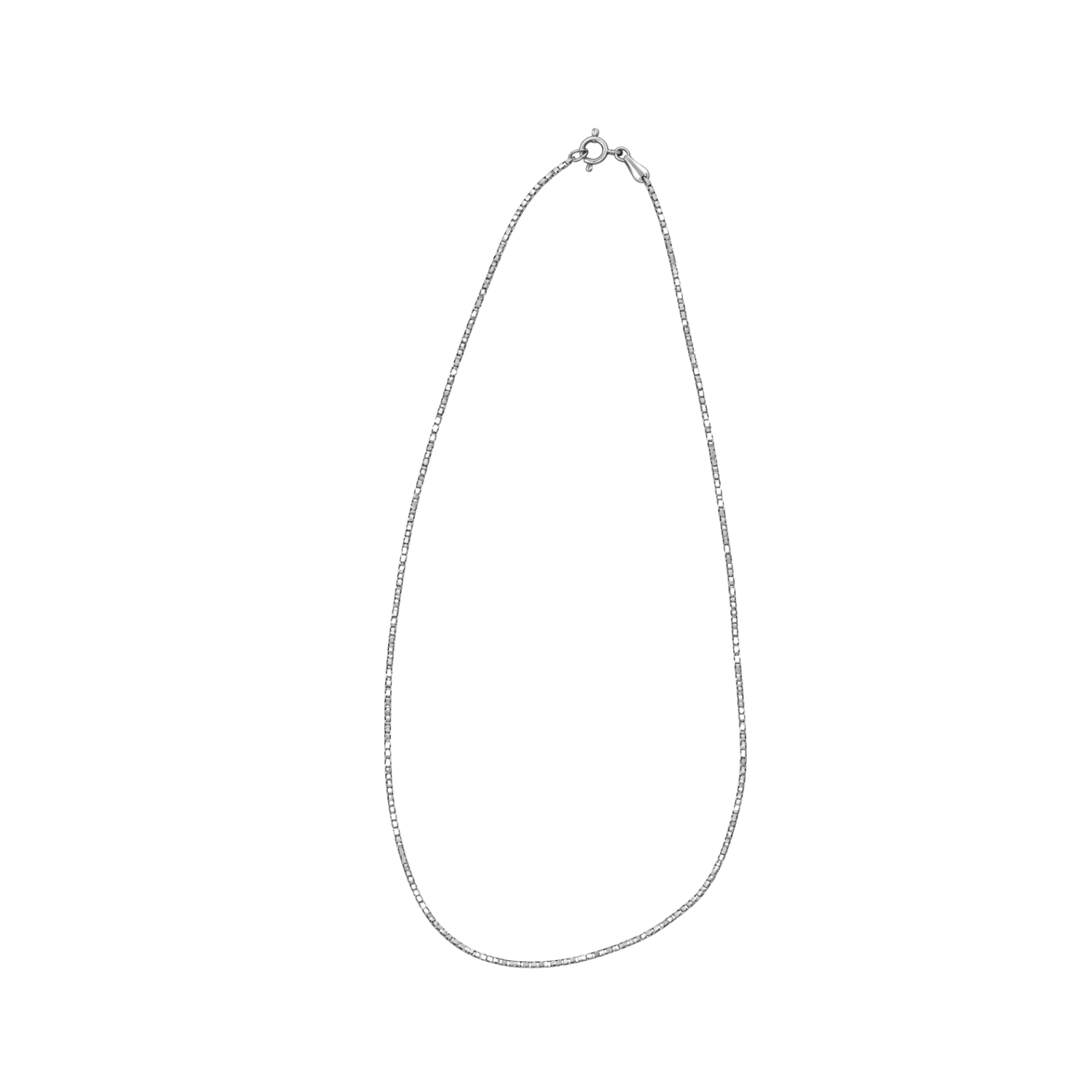 Cadena de Plata Esterlina 925 Box 1,3gr Larga 2