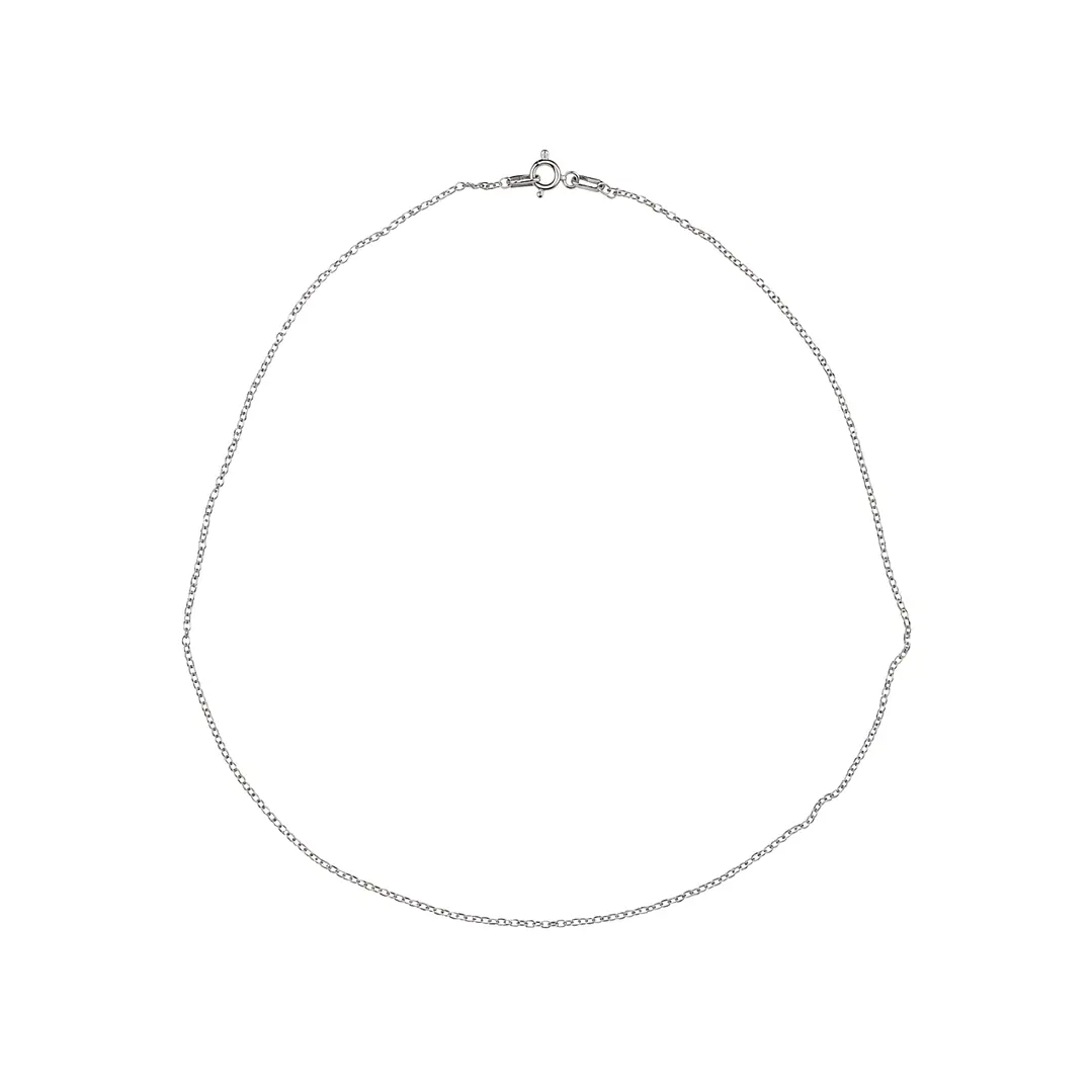 Cadena de Plata Esterlina 925 Limada Corta 1
