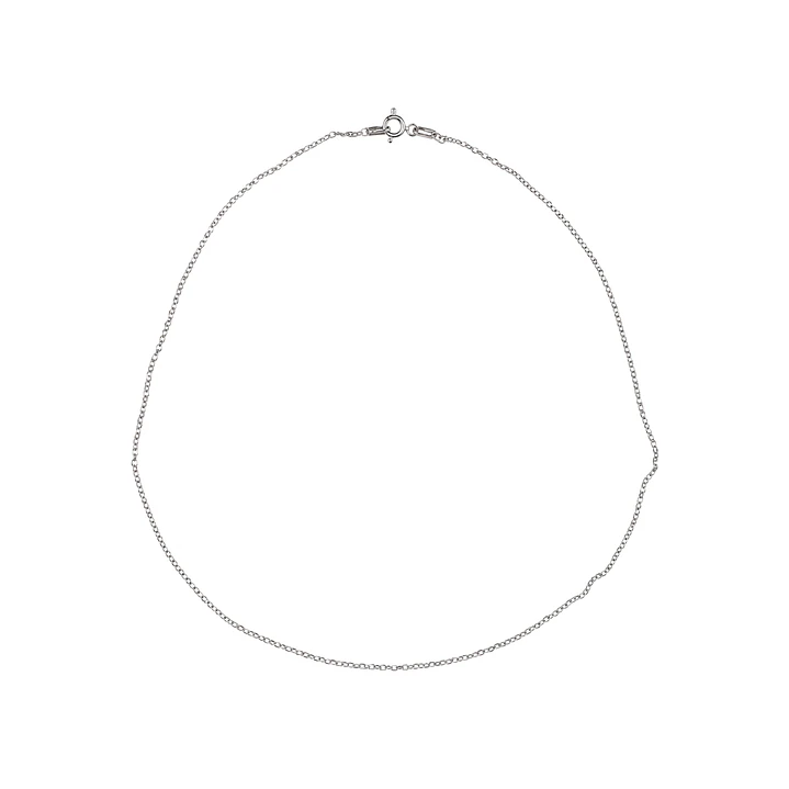 Cadena de Plata Esterlina 925 Limada Corta 1