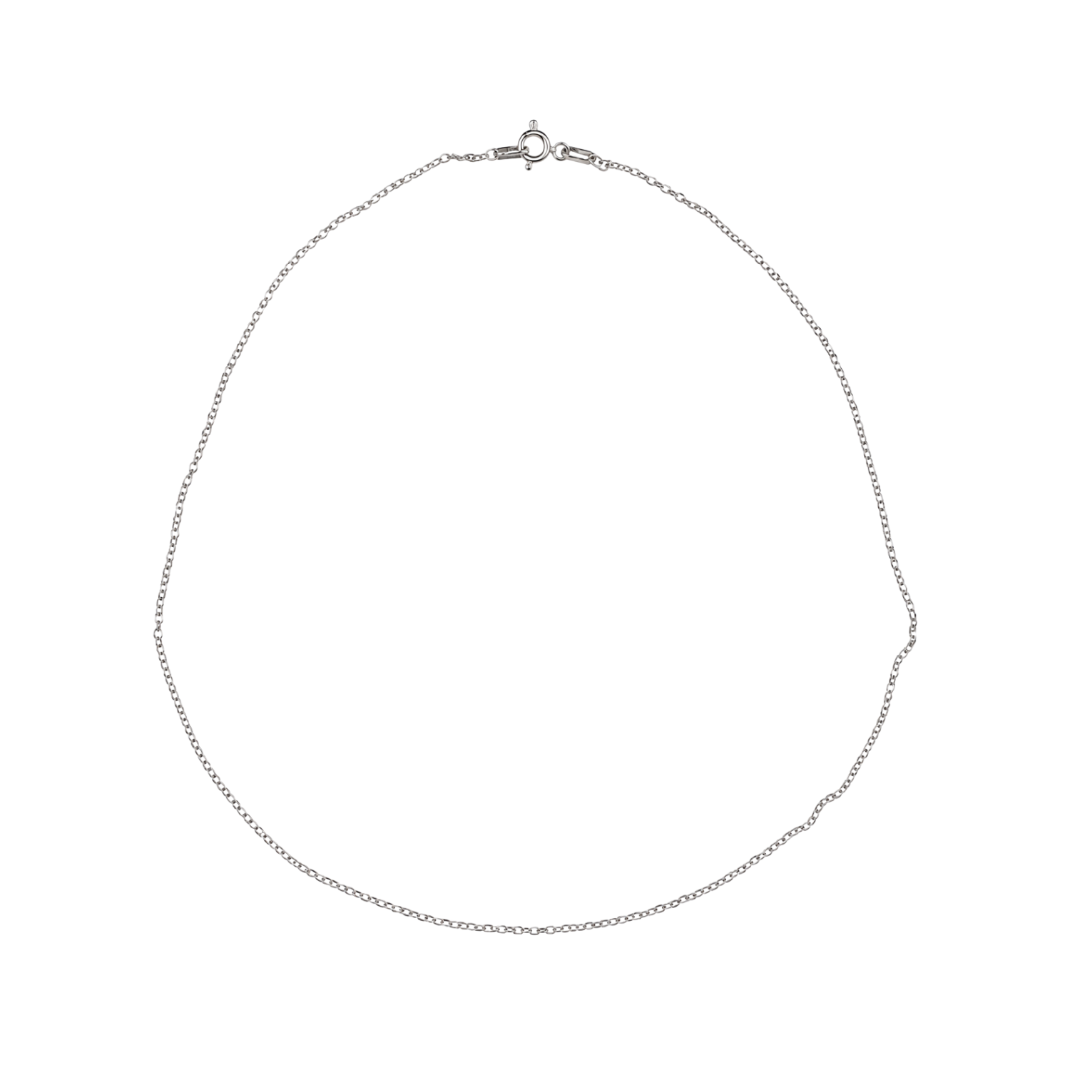 Cadena de Plata Esterlina 925 Limada Larga 1
