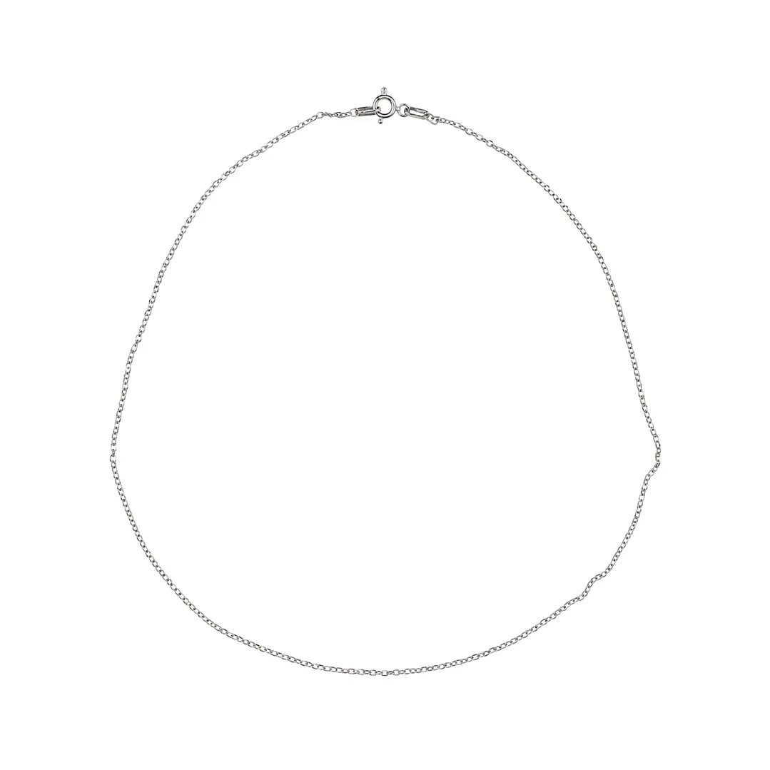 Cadena de Plata Esterlina 925 Limada Media 1