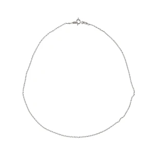 Cadena de Plata Esterlina 925 Limada Media