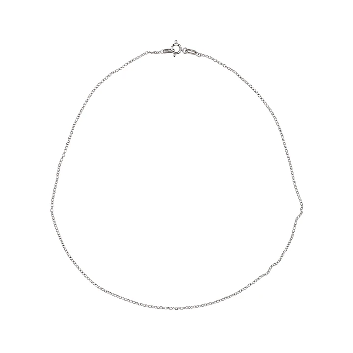 Cadena de Plata Esterlina 925 Limada Media 1