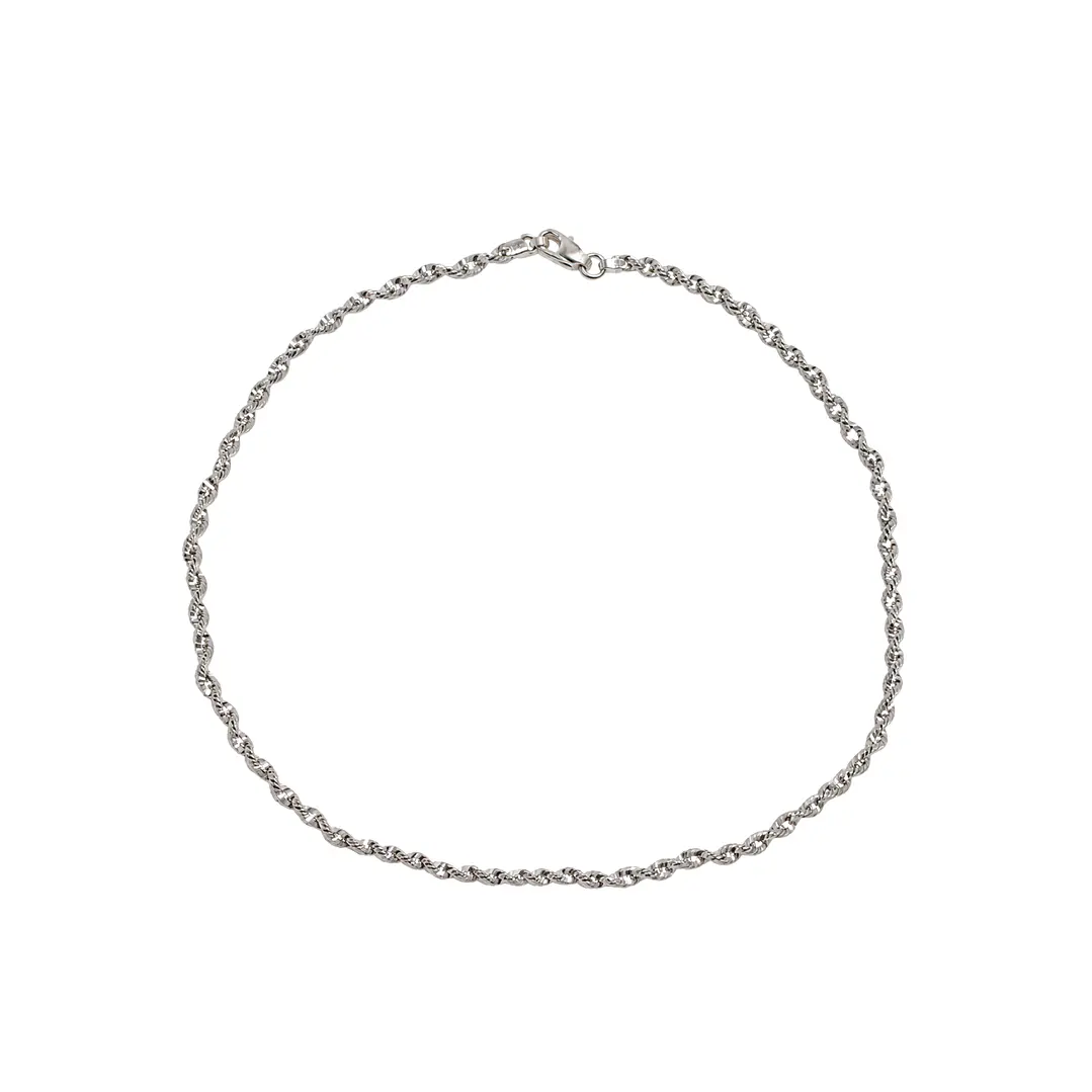 Cadena de Plata Esterlina 925 Spiral Corta 1