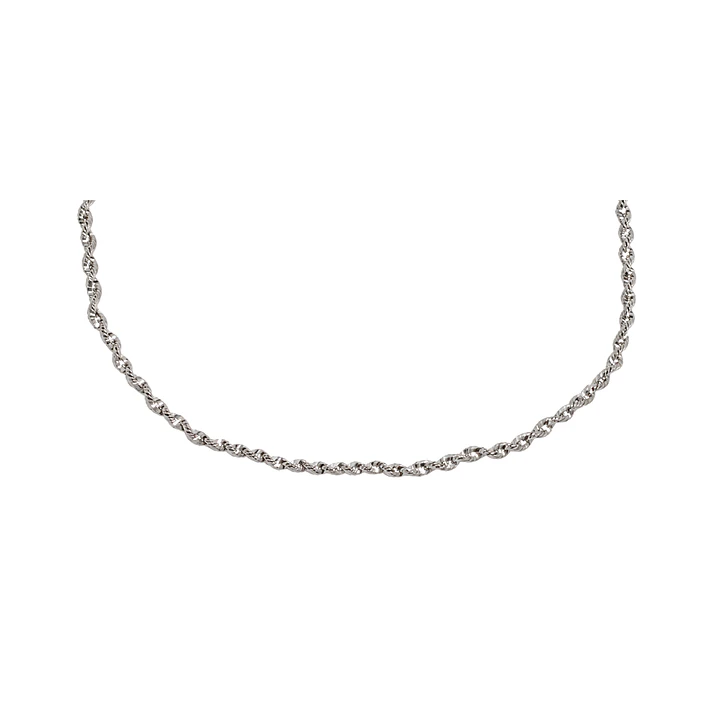 Cadena de Plata Esterlina 925 Spiral Corta 2