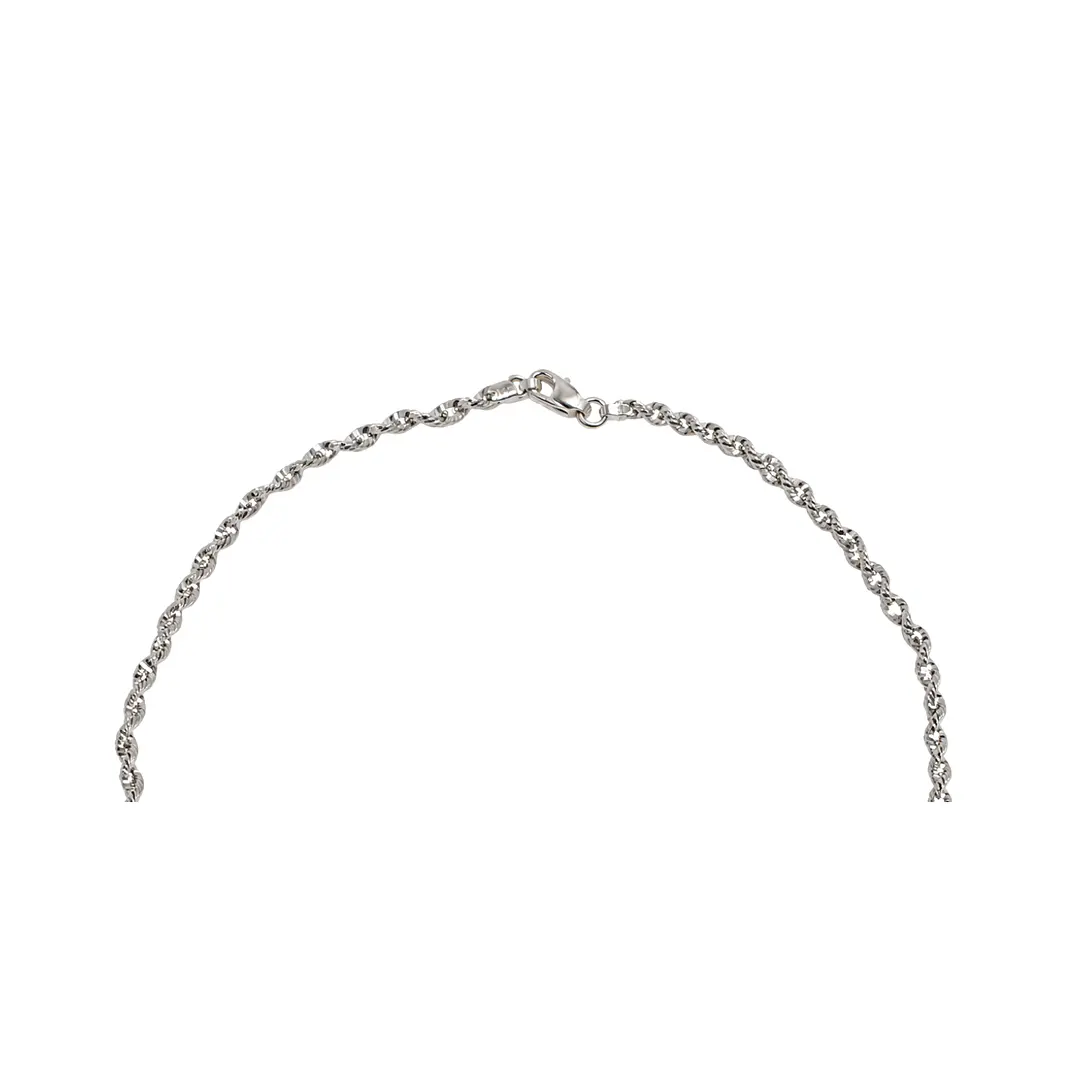 Cadena de Plata Esterlina 925 Spiral Corta 3